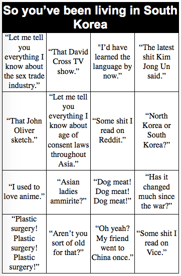 KOREA BINGO PIC